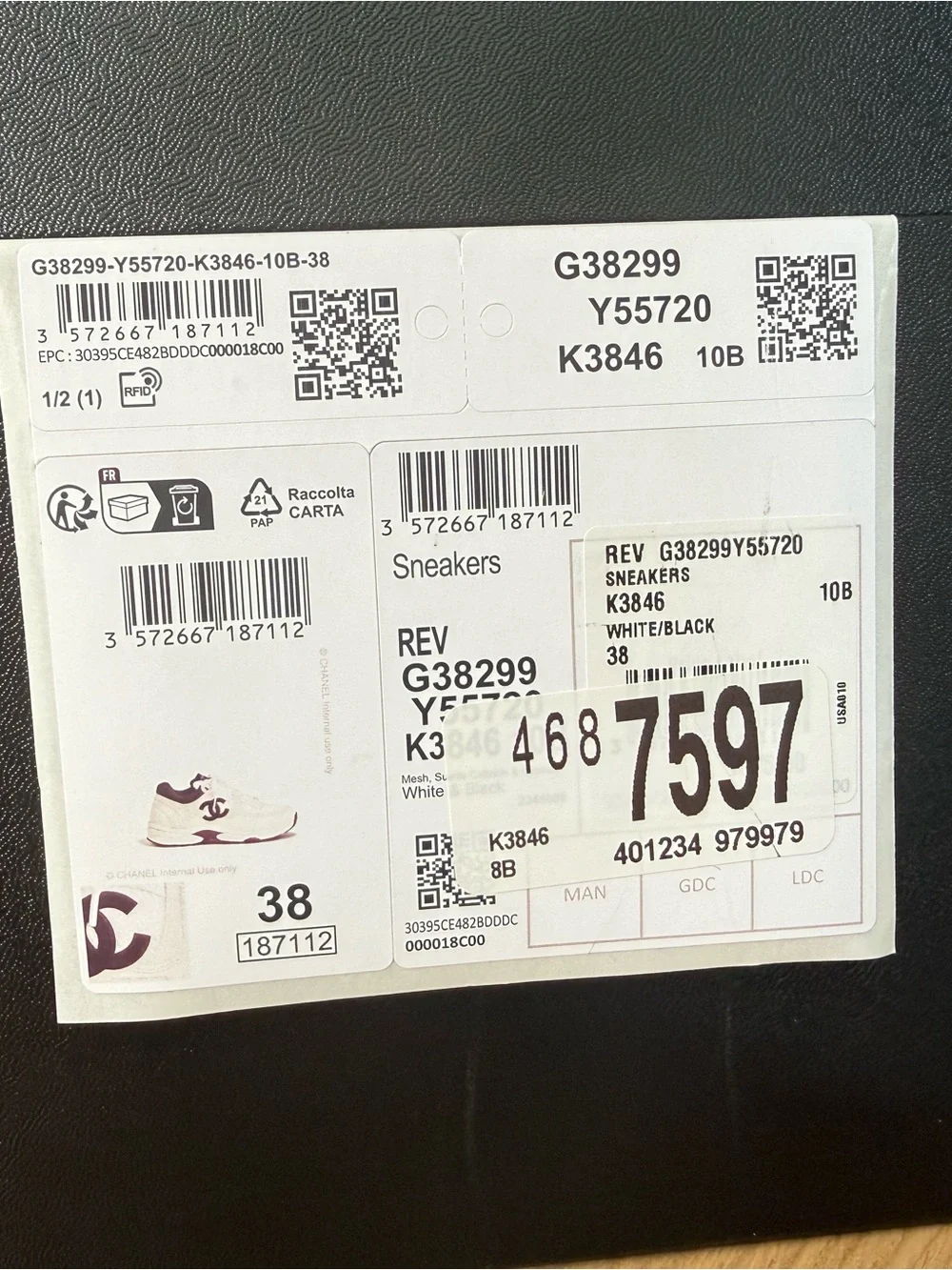 CHANEL Rev Sneakers